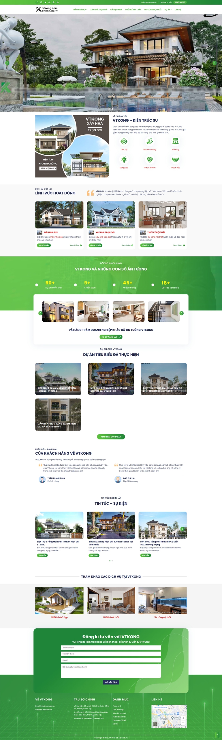 Website nội thất NT004