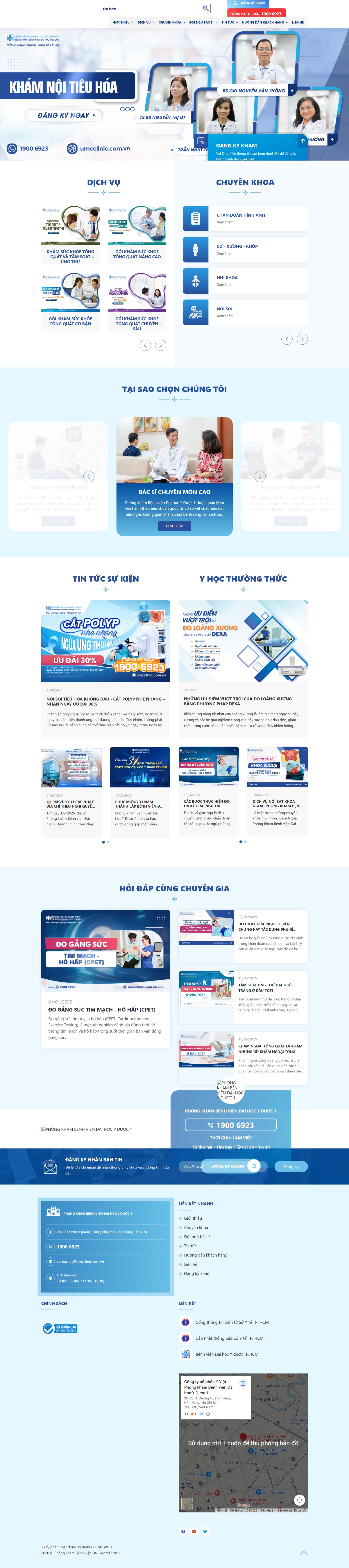 Website phòng khám PK001