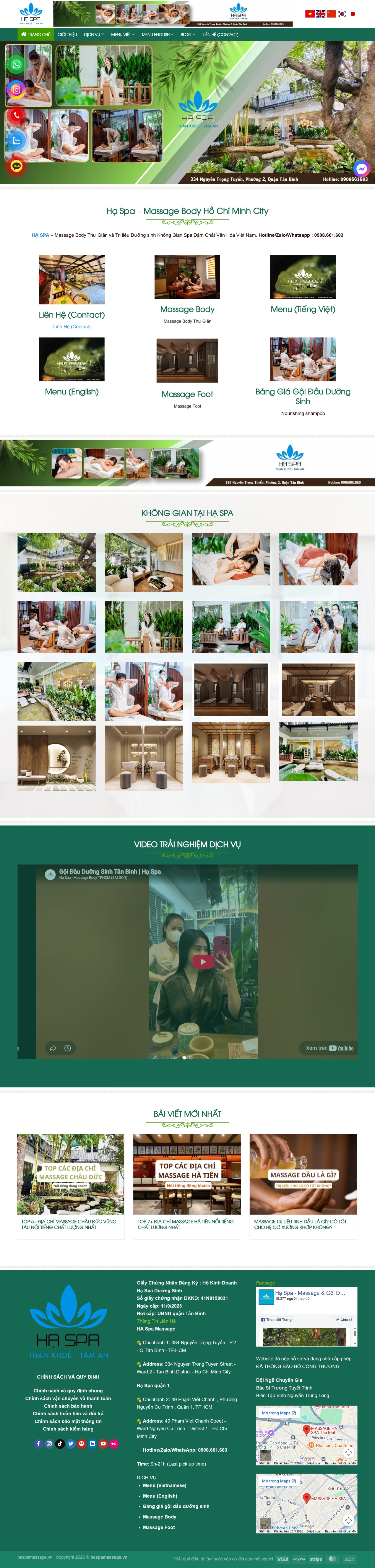 Website spa SPA002