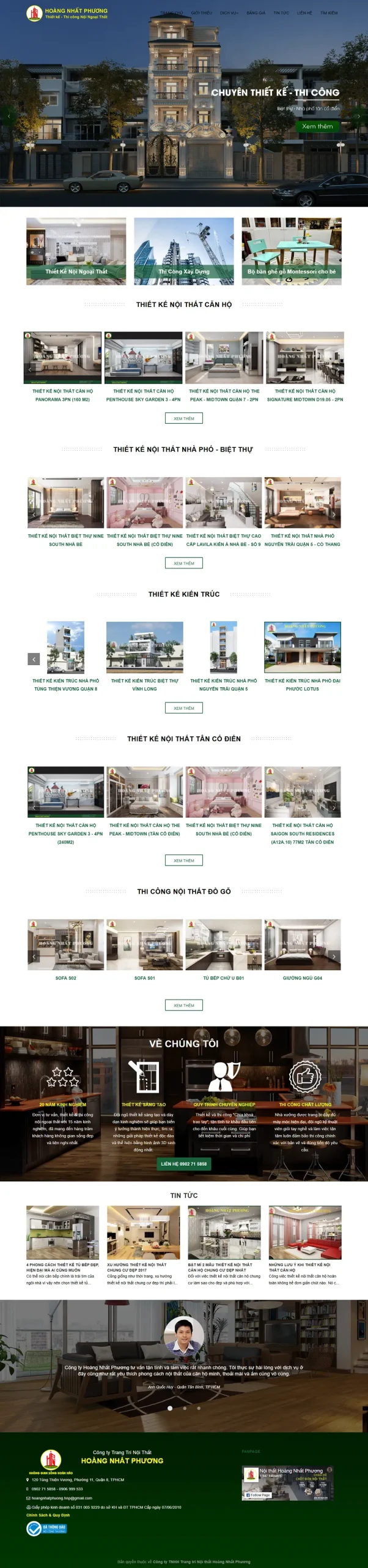 Website xây dựng XD004